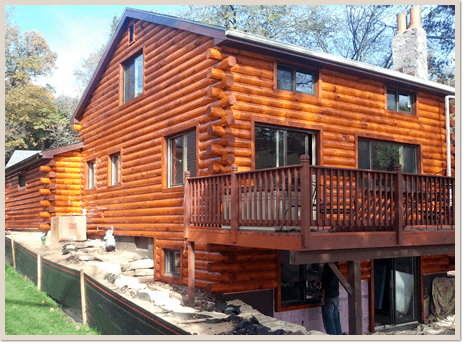 Log Home Remodeling Wisconsin, Iowa, Minnesota, Michigan, Illinois, and the upper Midwest